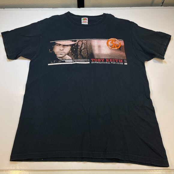 TOBY KEITH International Fan Club T SHIRT Sz Mens L Concert Tour Country Music - Picture 2 of 3